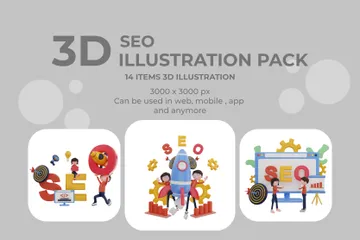 Esse Pacote de Illustration 3D