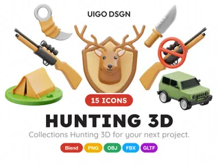 Jagd 3D Icon Pack