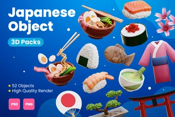 Japanese 3D Icon Pack