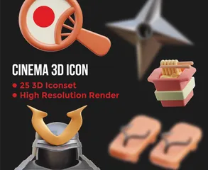 일본 문화 3D Icon 팩