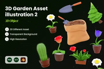 Jardin Pack 3D Icon