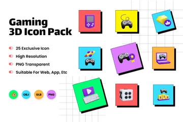 Jeu Pack 3D Icon