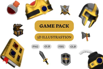 Jeu Pack 3D Icon