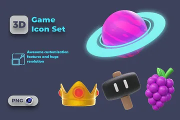 Jeu Pack 3D Icon