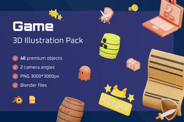 Jeu Pack 3D Illustration