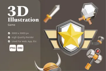 Jeu Pack 3D Icon