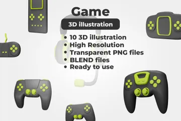 Jeu Pack 3D Icon