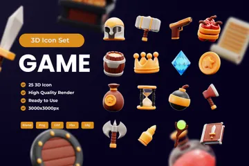 Actif du jeu Pack 3D Icon