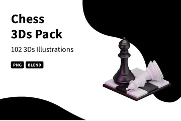 Jeu d'échecs Pack 3D Icon