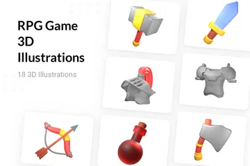 Jeu RPG Pack 3D Illustration