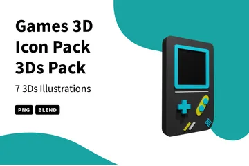 Jeux Pack 3D Icon