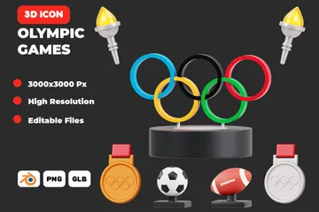 Jeux olympiques Pack 3D Icon