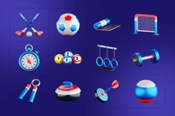 Jeux sportifs 3D Icon Pack