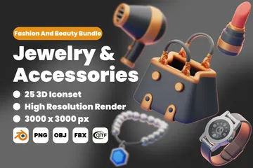 Jewelry & Accessories 3D Icon Pack