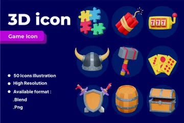 Jogo Pacote de Icon 3D