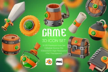 Jogo Pacote de Icon 3D