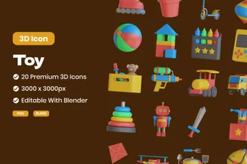 Jouet Pack 3D Icon