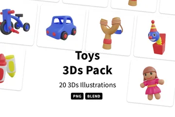 Jouets Pack 3D Icon