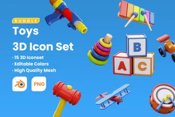 Jouets Pack 3D Icon