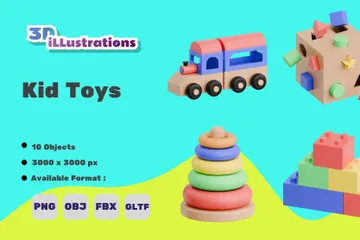 JOUETS POUR ENFANTS Pack 3D Icon