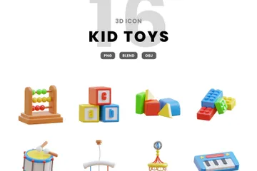 JOUETS POUR ENFANTS Pack 3D Icon