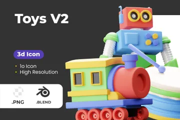 Jouets V2 Pack 3D Icon