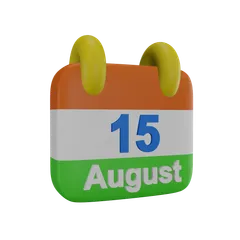 Jour de l'Indépendance Indienne Pack 3D Icon