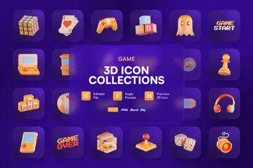 Juego Paquete de Icon 3D