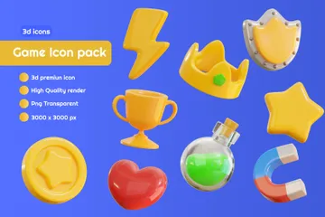 Juegos Paquete de Icon 3D