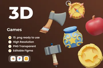 Juegos 3D Icon Pack