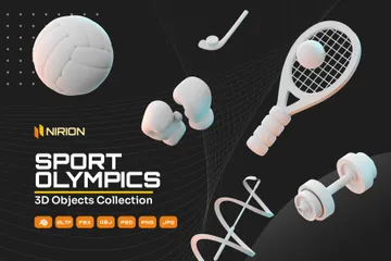 Juegos Olímpicos de deportes Paquete de Icon 3D