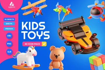 Juguetes de los niños Paquete de Icon 3D