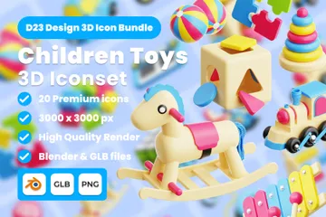 Juguetes para niños Paquete de Icon 3D
