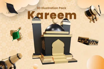Kareem 3D Illustration Pack