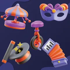 Karneval 3D Icon Pack