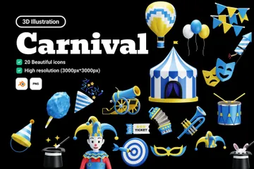 Karneval 3D Icon Pack