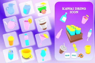 Kawai Dring Pack 3D Icon