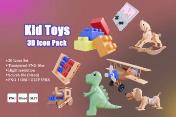 子ども用おもちゃ 3D Iconパック