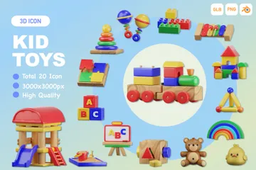 Kid Toys 3D Icon Pack