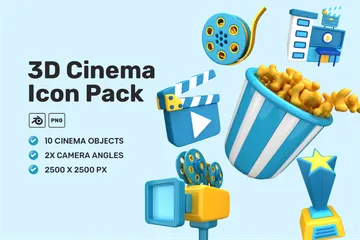 Kino 3D Illustration Pack