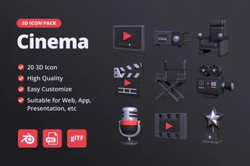 Kino 3D Icon Pack