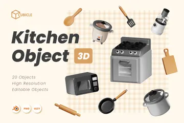 Kitchen 3D Icon Pack