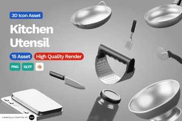 Kitchen Utensils 3D Icon Pack