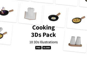 Kochen 3D Icon Pack