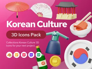 한국문화 3D Icon 팩