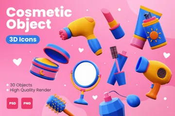 Kosmetika 3D Illustration Pack