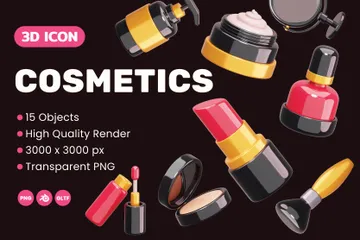 Kosmetika 3D Icon Pack