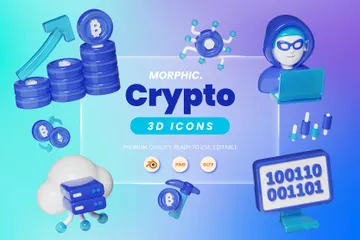 Krypto 3D Icon Pack