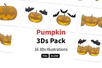 Kürbis 3D Icon Pack