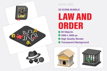 Law And Order 3D Icon Pack